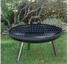 60 cm-es Montini tűztér rozsdamentes grillráccsal